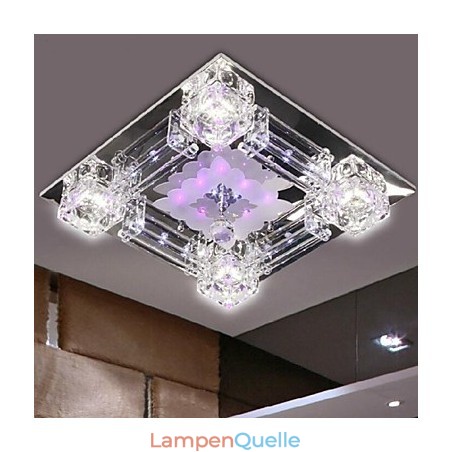 Moderne zeitgenössische Kristall galvanisierte Glas Flush Mount Moderne zeitgenössische Kristall galvanisierte Glas Flush Mount