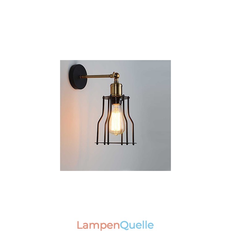 Loft vintage Wand Lichter Industrie Edison Mode Einfachheit Wandleuchten Metall Basis Kappe