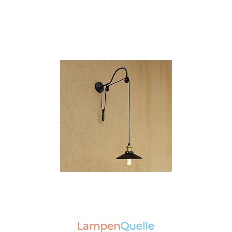 Heben Esszimmer Wand Lampe Mit Einstellbarer Gewinde Länge Von Retro Kreative Charakter Schlafzimmer Wand Lampe Eisen