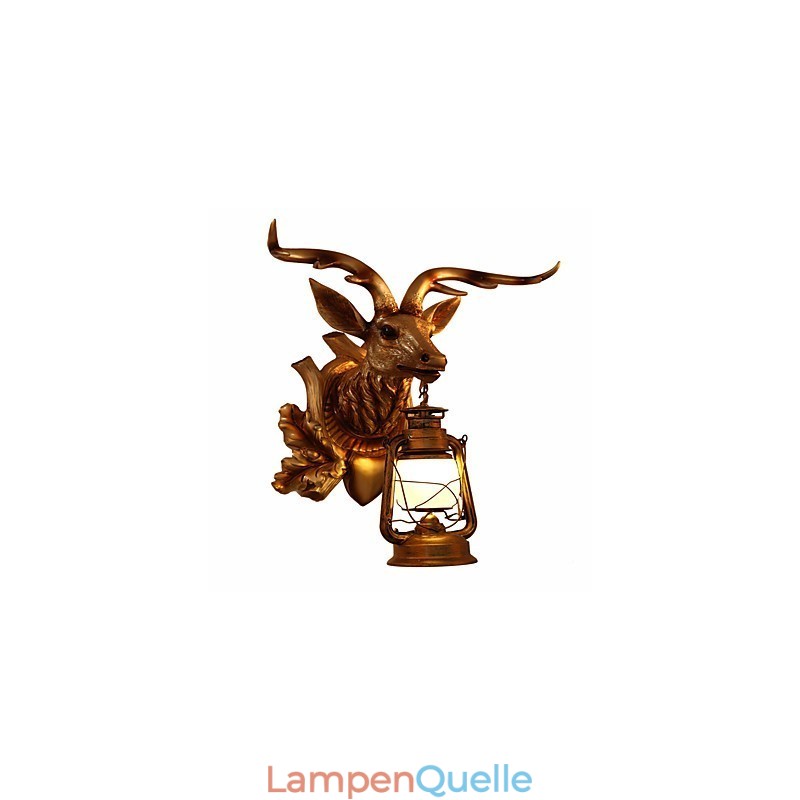 Modernes, zeitgenössisches, traditionelles, klassisches, rustikales Lodge-Gemälde für Umgebungslicht im Mini-Stil