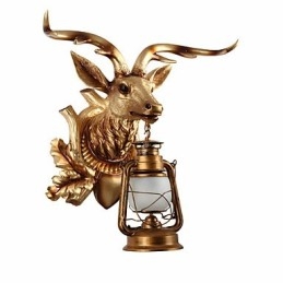 Modernes, zeitgenössisches, traditionelles, klassisches, rustikales Lodge-Gemälde für Umgebungslicht im Mini-Stil