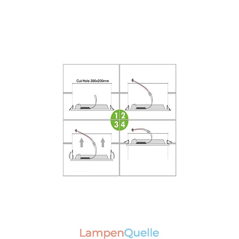 Moderne zeitgenössische Malerei Metall Unterputz