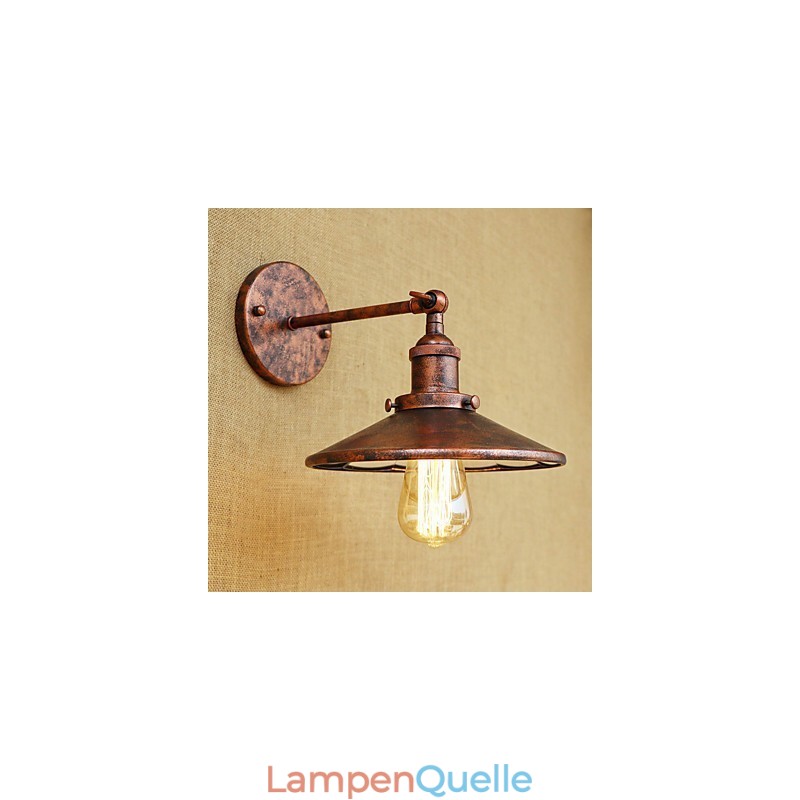Rustikale Lodge Country Retro Galvanisierte Funktion für Mini-Stil Ambient Light Wandleuchten