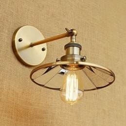Rustikale Lodge Country Retro Galvanisierte Funktion für Mini-Stil Ambient Light Wandleuchten