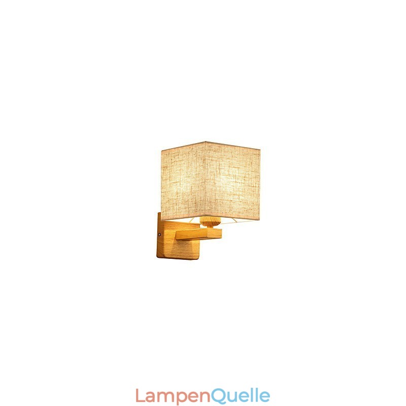 Minimalistische Massivholz Tischlampe Nachttischlampe