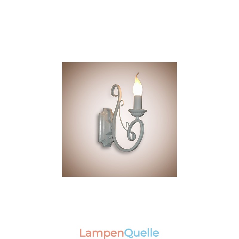 Kerzenlampe Nachttischlampe Wandlampe Eisenkorridor Kreative Pastorale Spiegellampe