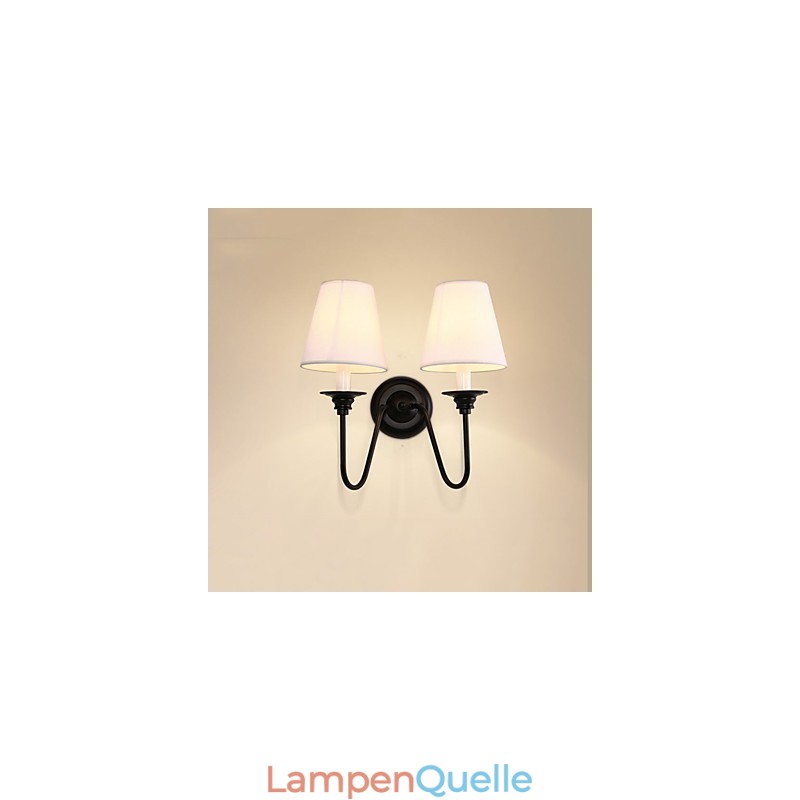 Rustic Lodge Wandleuchter mit schwarzem Oxid-Finish, Funktion zum Schutz der Augen, Umgebungslicht