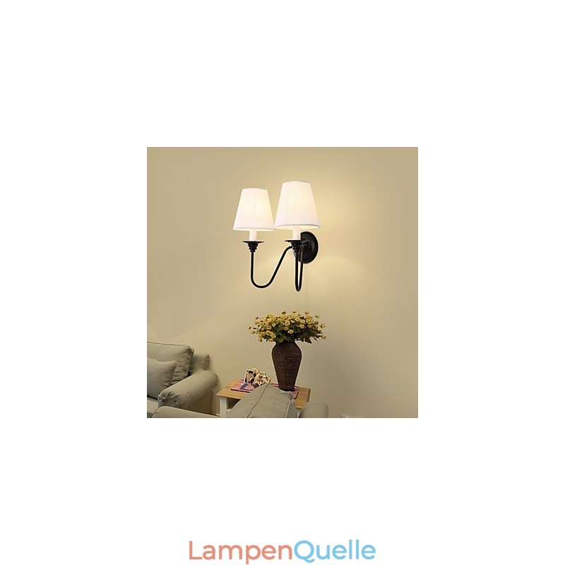 Rustic Lodge Wandleuchter mit schwarzem Oxid-Finish, Funktion zum Schutz der Augen, Umgebungslicht