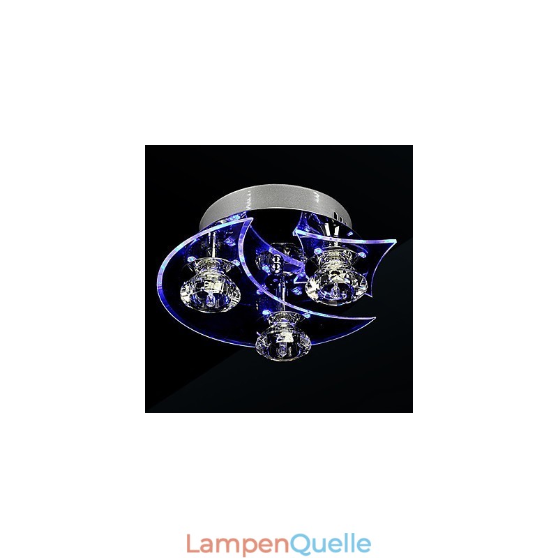 Chandelier Modern Crystal Living 3 Lights