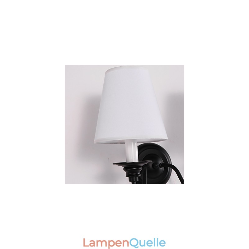 Rustic Lodge Wandleuchter mit schwarzem Oxid-Finish, Funktion zum Schutz der Augen, Umgebungslicht