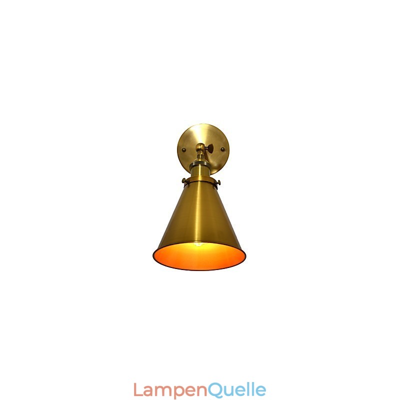 Wandleuchte Wandleuchten Wand Eisen Wandlampe dumm schwarz Lichtschwert Lampe an der Wand