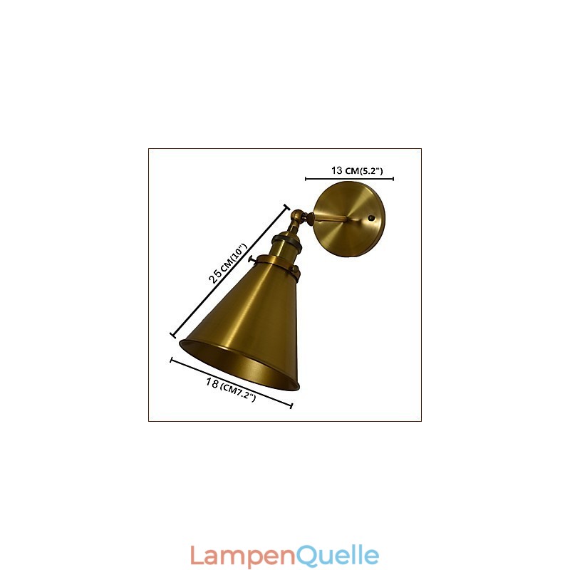 Wandleuchte Wandleuchten Wand Eisen Wandlampe dumm schwarz Lichtschwert Lampe an der Wand