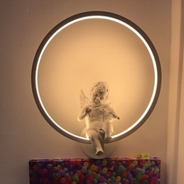 Wandleuchte Moderne kreative Persönlichkeit Lampe Designer Engel Dekoration Lampe Aluminium integrierte Korridor Wandleuchte