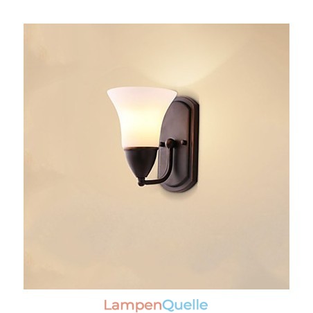 Rustic Lodge Wandleuchter mit schwarzem Oxid-Finish, Funktion zum Schutz der Augen, Umgebungslicht