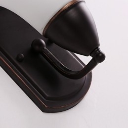 Rustic Lodge Wandleuchter mit schwarzem Oxid-Finish, Funktion zum Schutz der Augen, Umgebungslicht