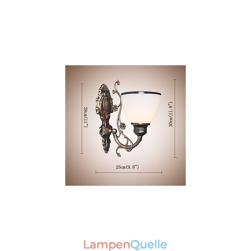 Einfache amerikanische Wandlampe Nachttischlampe Wohnzimmer dekorative Lampe Schmiedeeisen europäischen Stil kreative Wandlampe