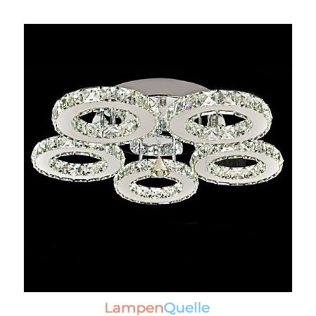 Kristall Unterputz 5 Lichter Moderne Transparent Galvanik Edelstahl Kristall Unterputz 5 Lichter Moderne Transparent Galvanik Edelstahl