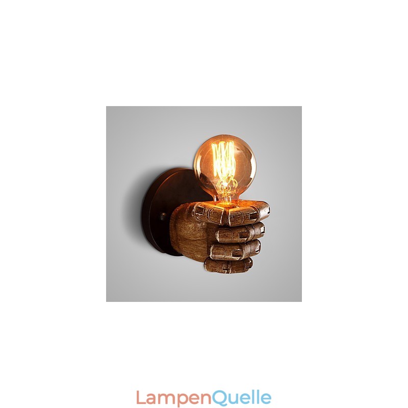 Loft Industrielle Cafe Wandlampe Harz Wandlampe Lodge Antik Vintage Retro Malerei Funktion für Mini Stil Umgebungslicht Wandleuchten Wandleuchte