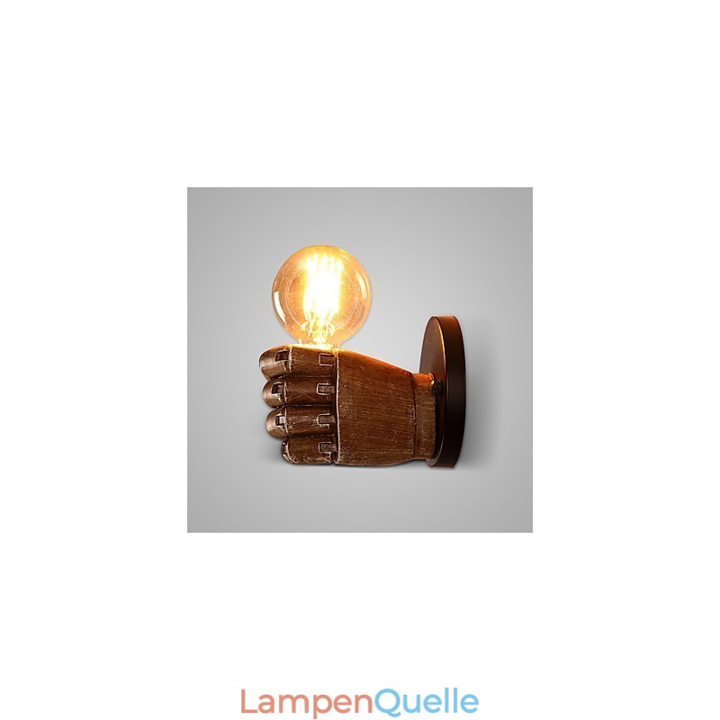 Loft Industrielle Cafe Wandlampe Harz Wandlampe Lodge Antik Vintage Retro Malerei Funktion für Mini Stil Umgebungslicht Wandleuchten Wandleuchte
