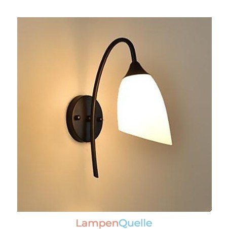 Schwarze amerikanische einfache Schlafzimmerlampe, Angel-Nachttisch-Wandlampe Schwarze amerikanische einfache Schlafzimmerlampe, Angel-Nachttisch-Wandlampe
