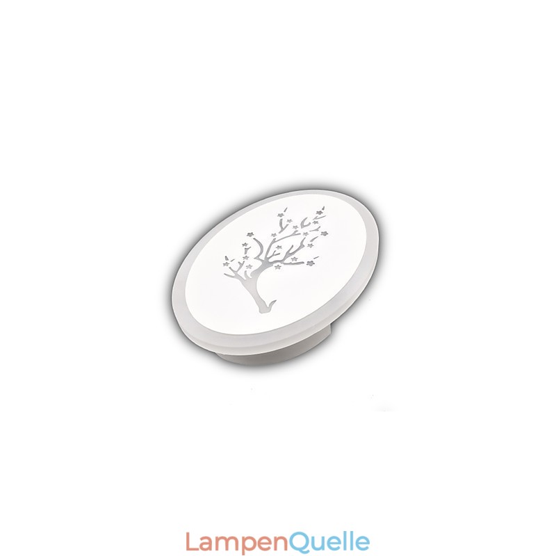 Pflaume Geschnitzte Acryl Peeling Wand Licht Runde Geformte Nacht Lampe Flur Lichter Warm Weiß AC220V