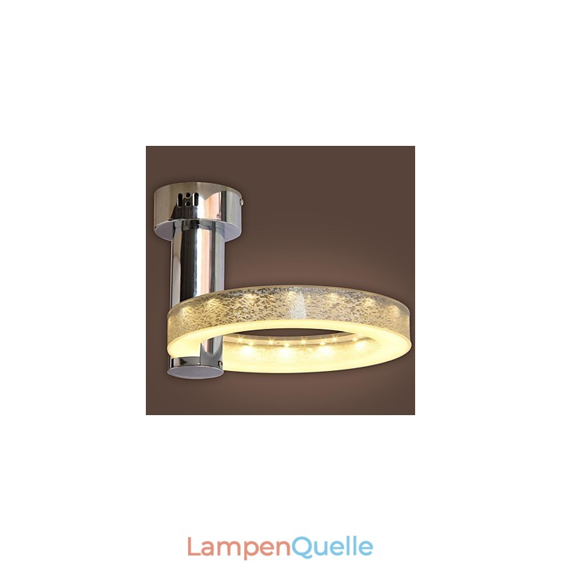 Silberner Acryl-Kronleuchter (Chrom-Finish)