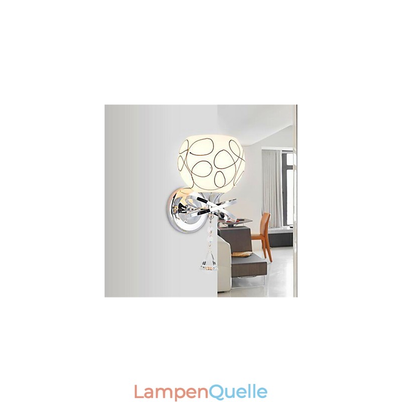 Hotel Schlafzimmer Nachttischlampe Moderne Minimalistische Glaswandlampe