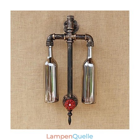 Amerikanischen Themen Restaurant Bar Eisen Mit Schalter Wasser Rohr Wein Flasche Wand Lampe Grau Amerikanischen Themen Restaurant Bar Eisen Mit Schalter Wasser Rohr Wein Flasche Wand Lampe Grau