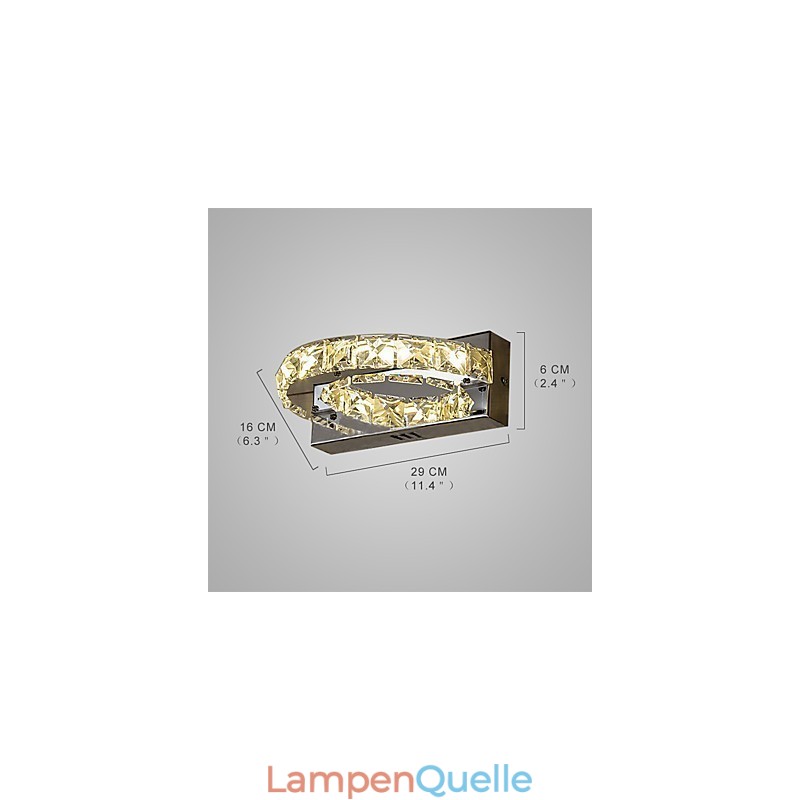 Integrierte moderne zeitgenössische Malerei-Funktion für Crystal Ambient Light Wandleuchten Wandleuchte