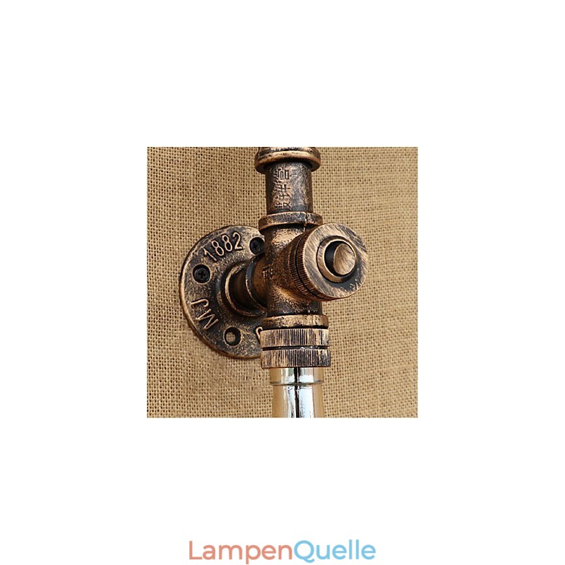 Retro American Village Creative Industry Wind Designer Wasserflasche Wandleuchte Wandleuchte Grau