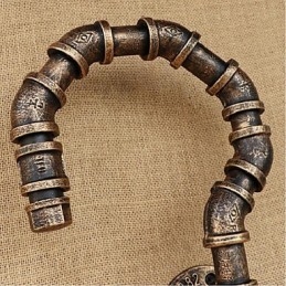 Retro American Village Creative Industry Wind Designer Wasserflasche Wandleuchte Wandleuchte Grau