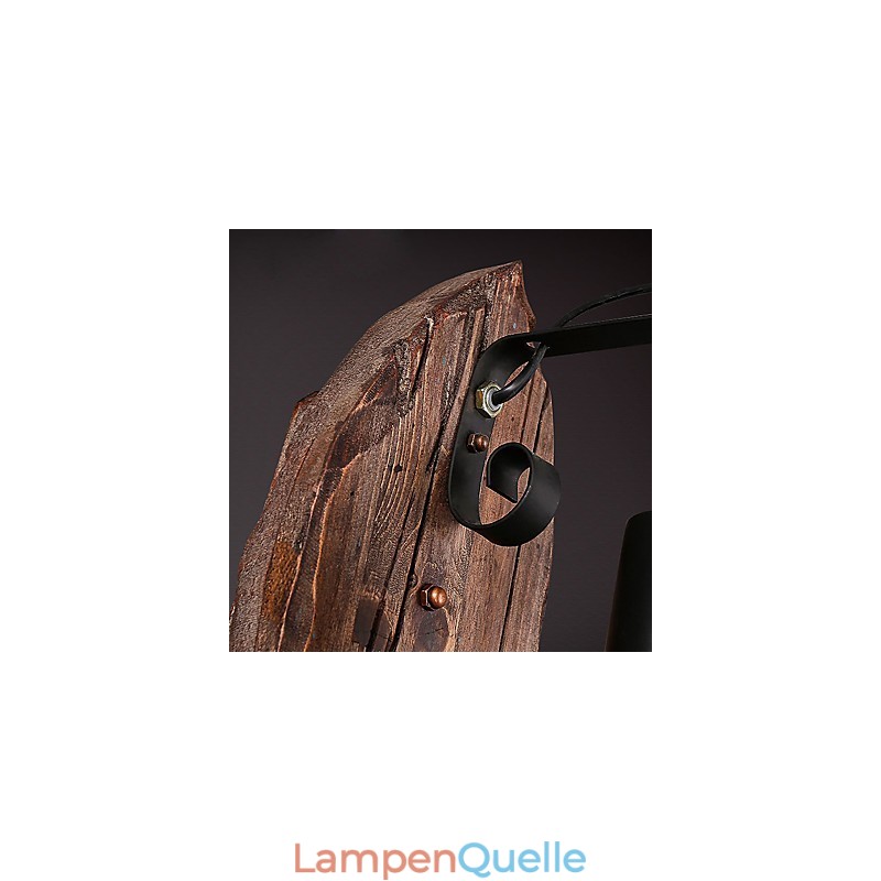 Einkopf-Industrie-Vintage-Retro-Wandleuchte aus Holz und Metall, Farbe zum Dekorieren von Wandleuchten im Home-Hotel-Korridor