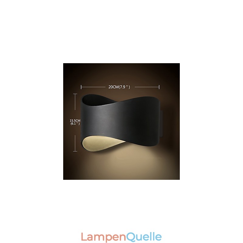 Moderne zeitgenössische Schwarzoxid-Finish-Funktion für Mini-Stil Ambient Light Wandleuchten Wandleuchte