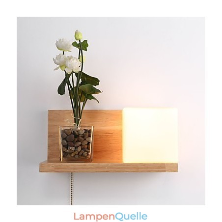 Holz Wandleuchten Max Landhausstil mit Schalter Holz Wandleuchten Max Landhausstil mit Schalter