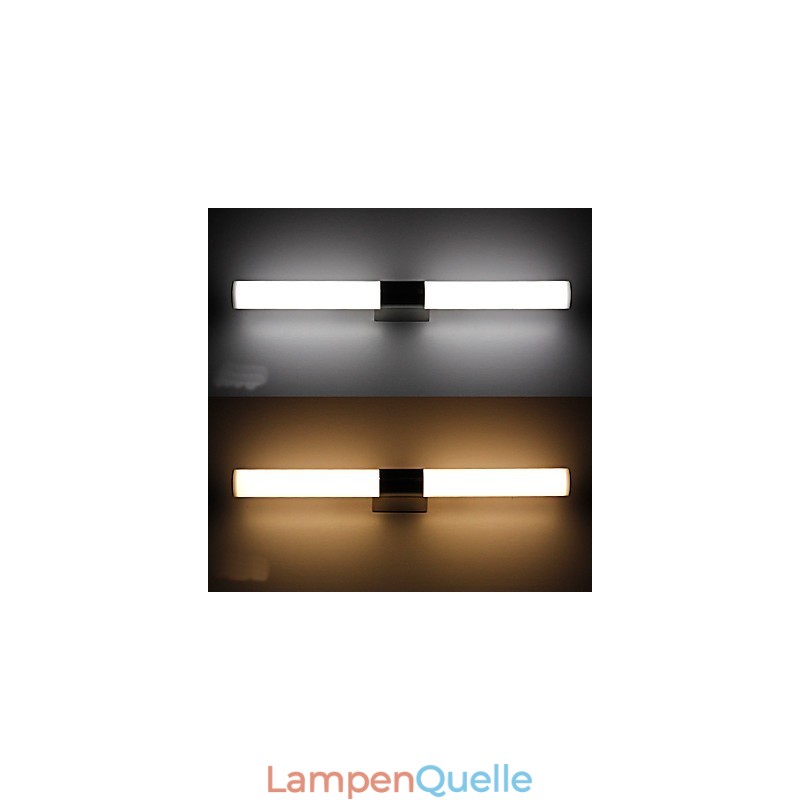 Hochwertige Spiegellampe Badezimmerleuchten 85 265V Edelstahl und Acryl Wandleuchten Make-up Beleuchtung