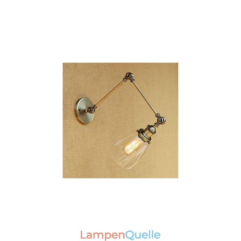 Rustikale Lodge Country Retro Galvanisierte Funktion für einstellbare Höhe und Winkel Arm Augenschutz