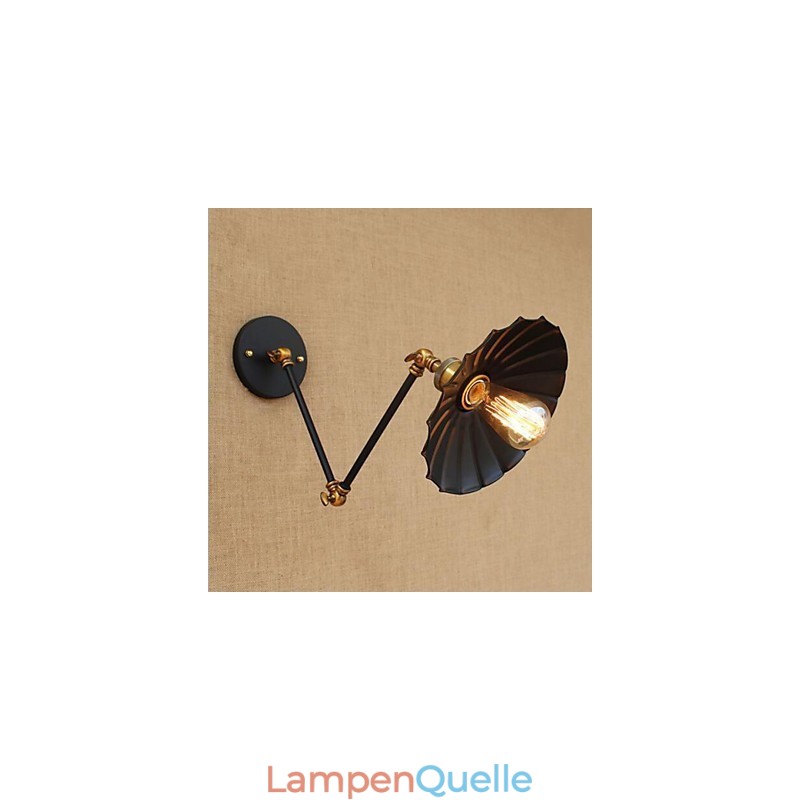 Rustikale Lodge Country Retro Malerei Funktion für Mini-Stil Swing Arm Ambient Light Swing