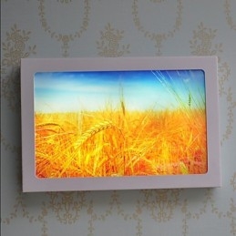Integrierte moderne zeitgenössische moderne zeitgenössische Malerei-Funktion für Ambient Light Wandleuchten