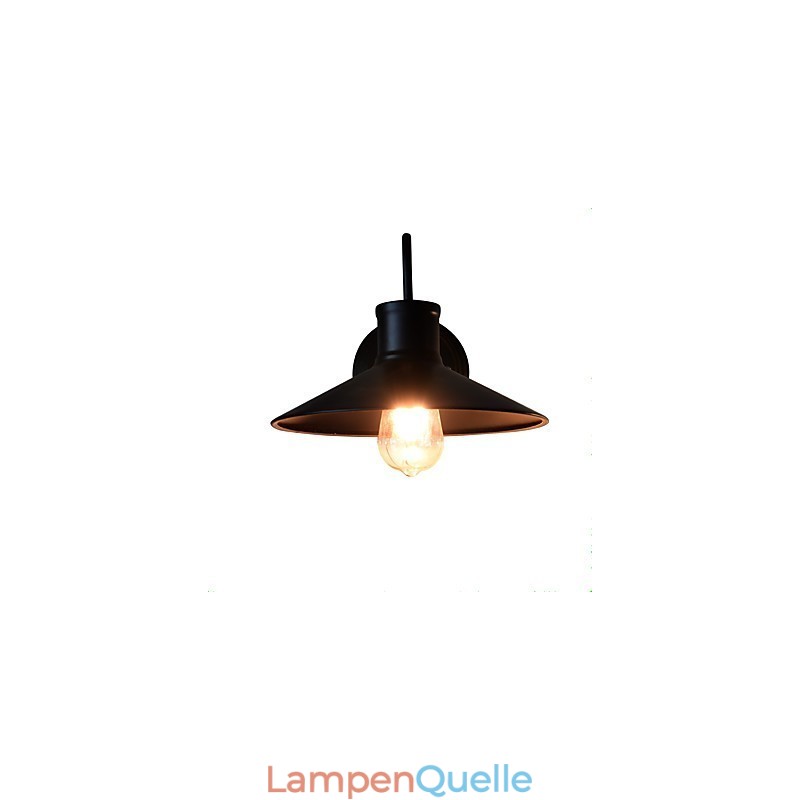 Wandleuchte Wandleuchten Wand Eisen Wandlampe dumm schwarz Lichtschwert Lampe an der Wand