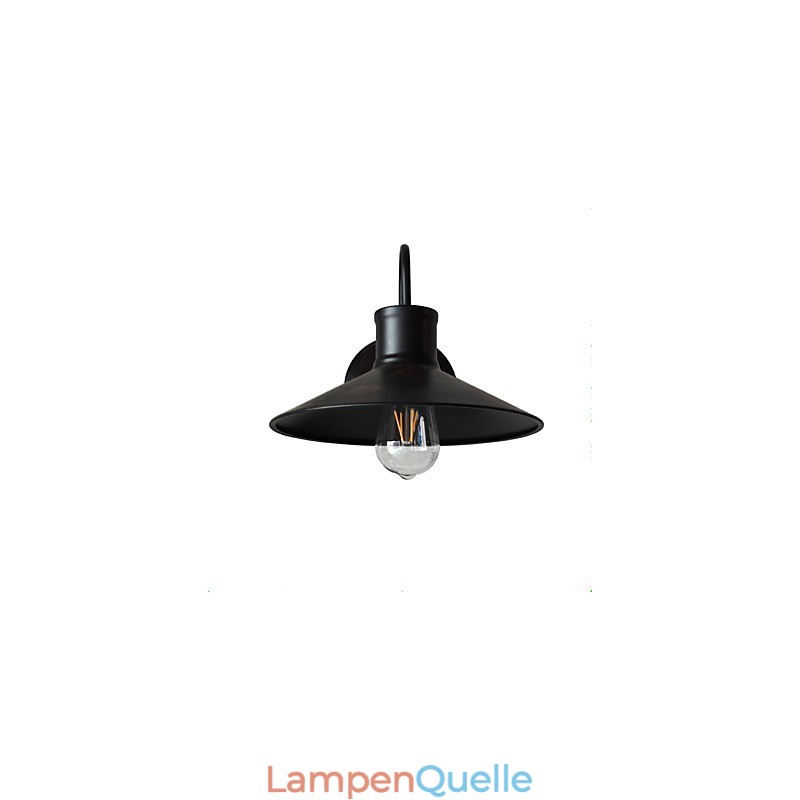 Wandleuchte Wandleuchten Wand Eisen Wandlampe dumm schwarz Lichtschwert Lampe an der Wand