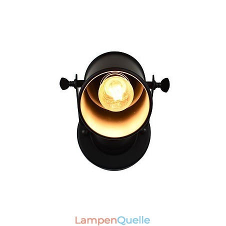 Wandleuchte aus lackiertem Stahl, dumme schwarze amerikanische Kaffeedekoration, Retro-Wandleuchte, Lichtschwertlampe an der Wand Wandleuchte aus lackiertem Stahl, dumme schwarze amerikanische Kaffeedekoration, Retro-Wandleuchte, Lichtschwertlampe an der Wand