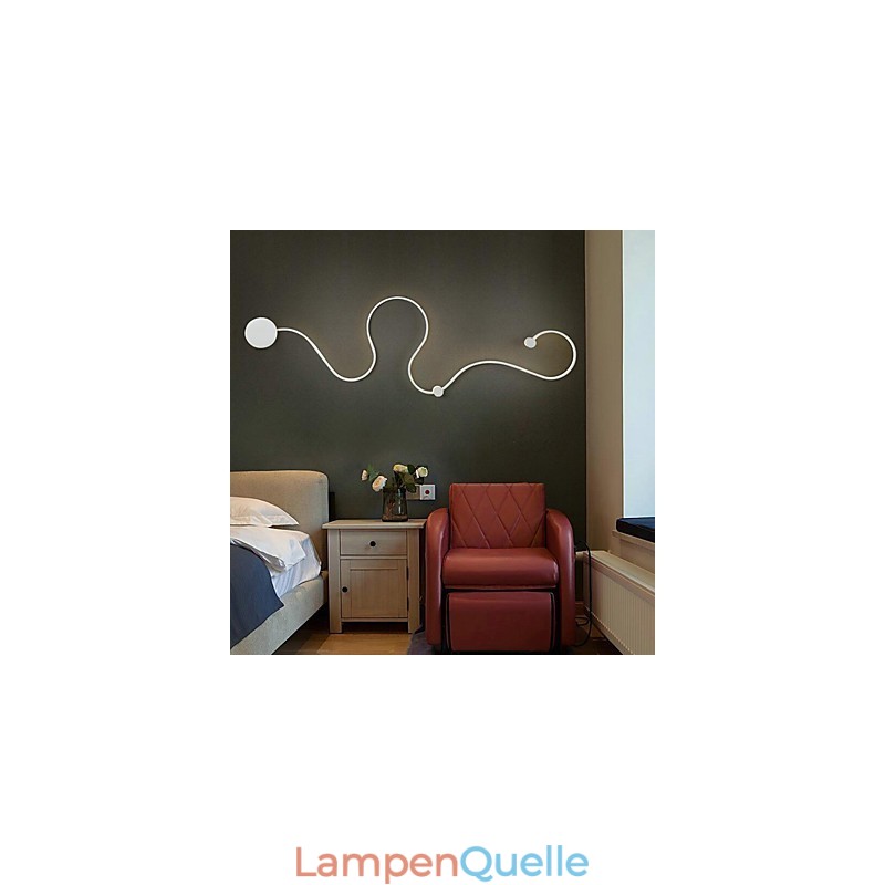 Wandleuchten Moderne zeitgenössische Malerei Feature Aluminium Wandleuchte für Schlafzimmer Treppe Wohnzimmer Lampe
