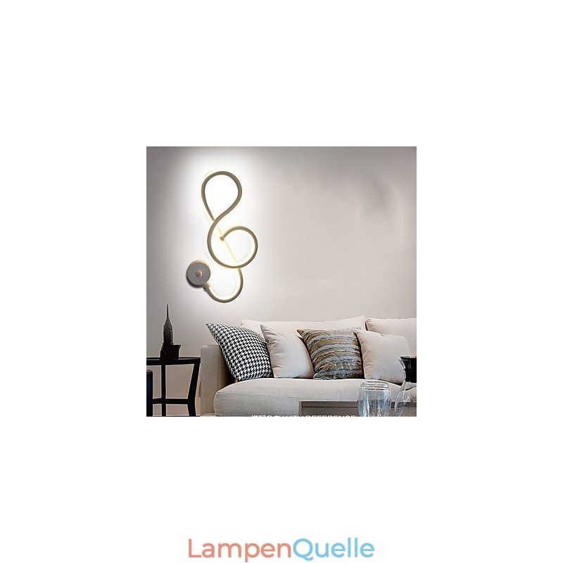 Einfache, moderne, kreative Lichtleiste, Wand-Gang-Einbettungslampe, Flurbeleuchtung, Schlafzimmer-Nachttischlampe, Aluminiumlampe