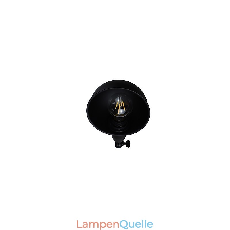 Wandleuchte aus lackiertem Stahl, dumme schwarze amerikanische Kaffeedekoration, Retro-Wandleuchte, Lichtschwertlampe an der Wand