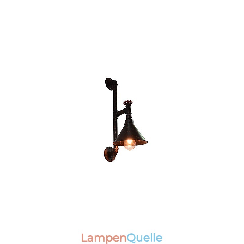 Wandleuchte Wandleuchter Wand Eisen Wandlampe Retro Vintage Moderne Gehobene Bar West Restaurant Coffee Shop