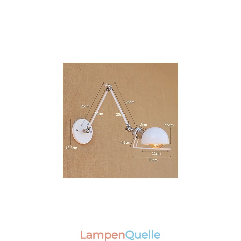 Vintage Country Painting Feature für Mini Style Swing Arm Augenschutz Umgebungslicht Swing Arm LightsWall