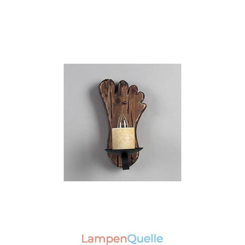 Einkopf-Industrie-Vintage-Retro-Wandleuchte aus Holz und Metall, Farbe zum Dekorieren von Wandleuchten im Home-Hotel-Korridor