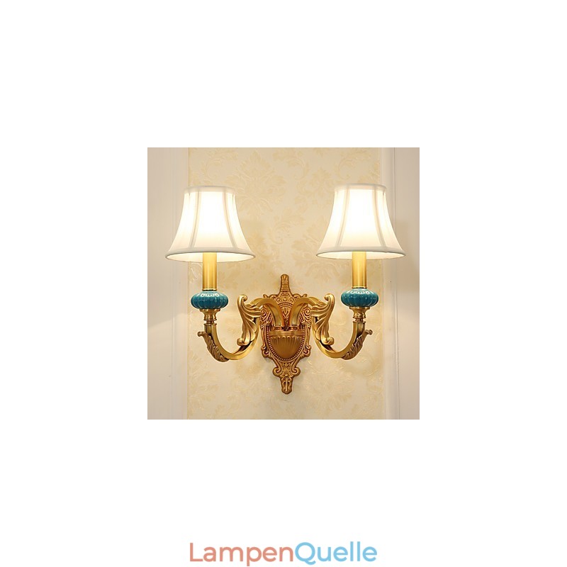 Einfaches Landhaus, traditionelles klassisches Messing-Feature für Wandleuchten im Mini-Stil, Uplight-Wandleuchter