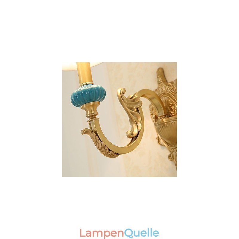 Einfaches Landhaus, traditionelles klassisches Messing-Feature für Wandleuchten im Mini-Stil, Uplight-Wandleuchter