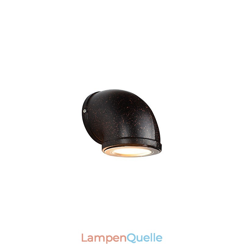 Wandleuchte Wandleuchten Wand Eisen Wandlampe dumm schwarz Lichtschwert Lampe an der Wand